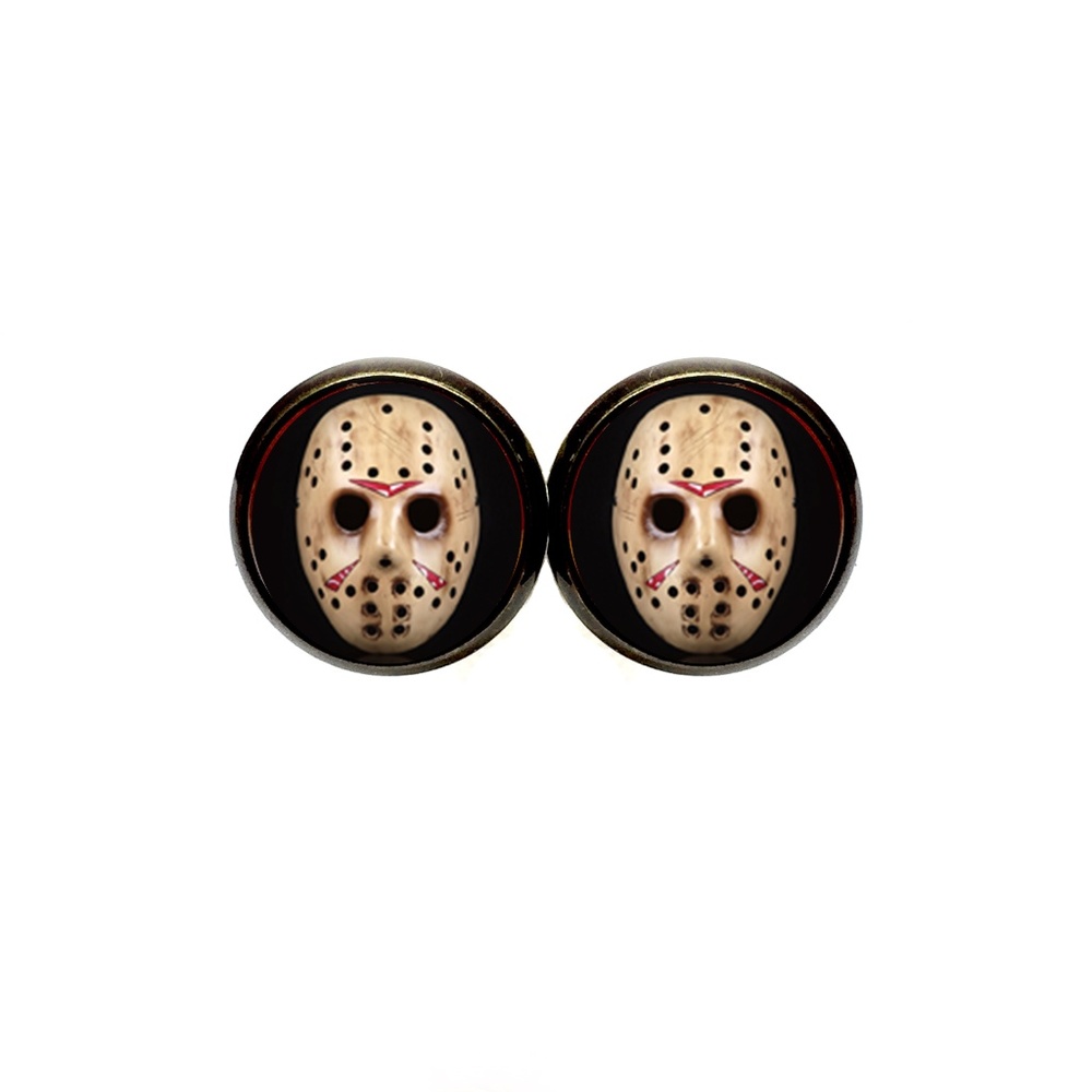 Jason Mask Earrings - Halloween, Horror